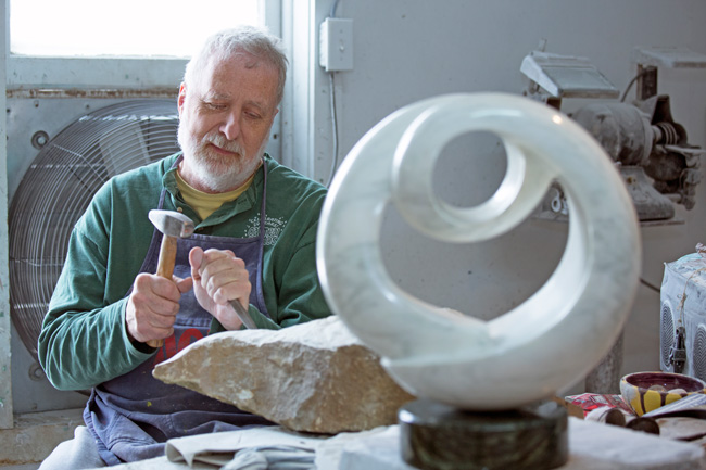 Resident Sculptor Allen Dwight