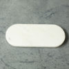 Danby white marble oval cheeseboard