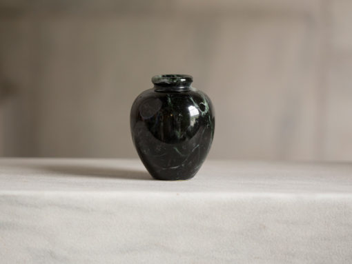 Vermont Verde Antique Marble Vase 3 1/2"x 2 1/2"